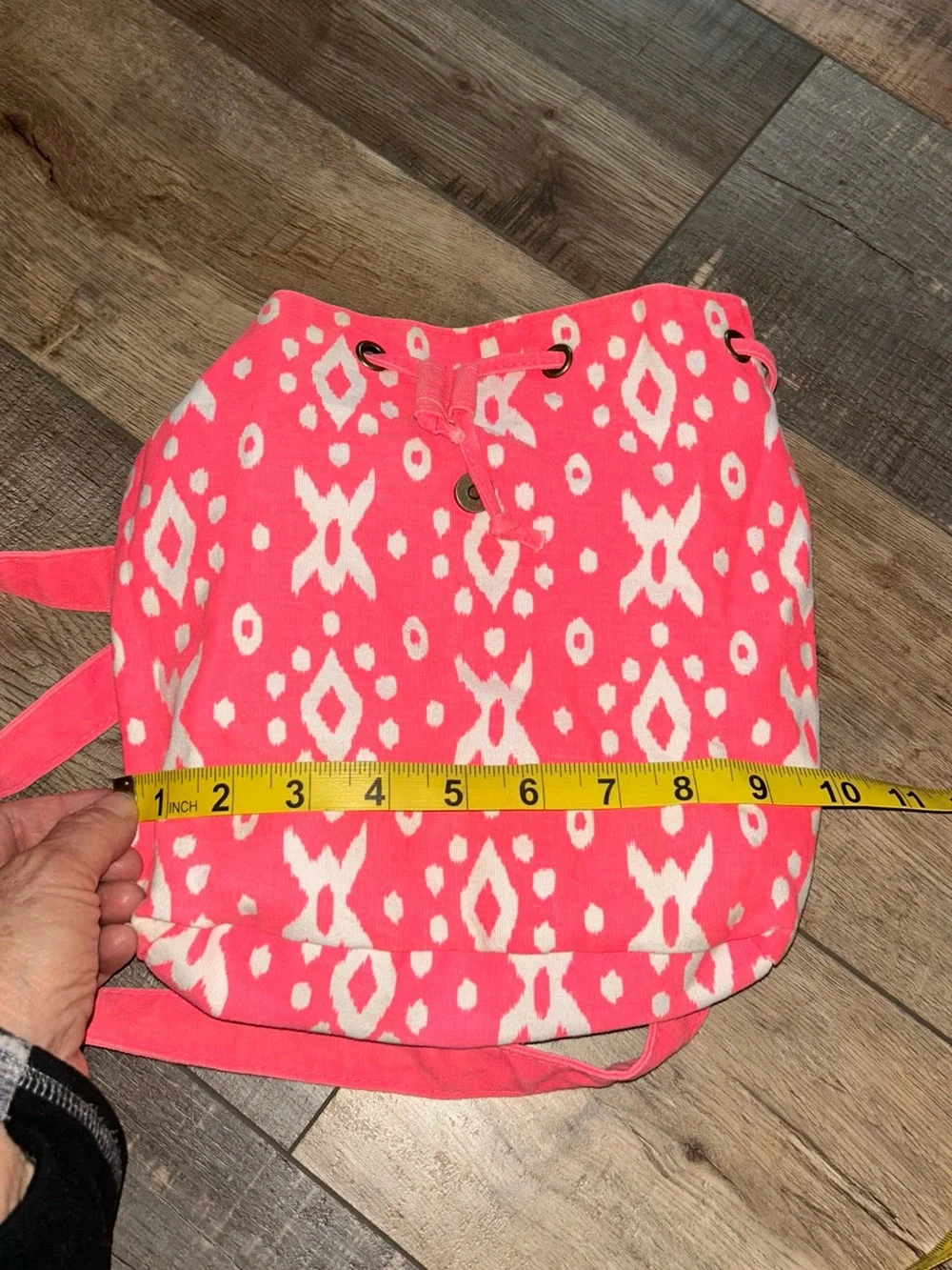 Target Brand Mini Patterned Fun Color Canvas Backpack Bright Adj Straps